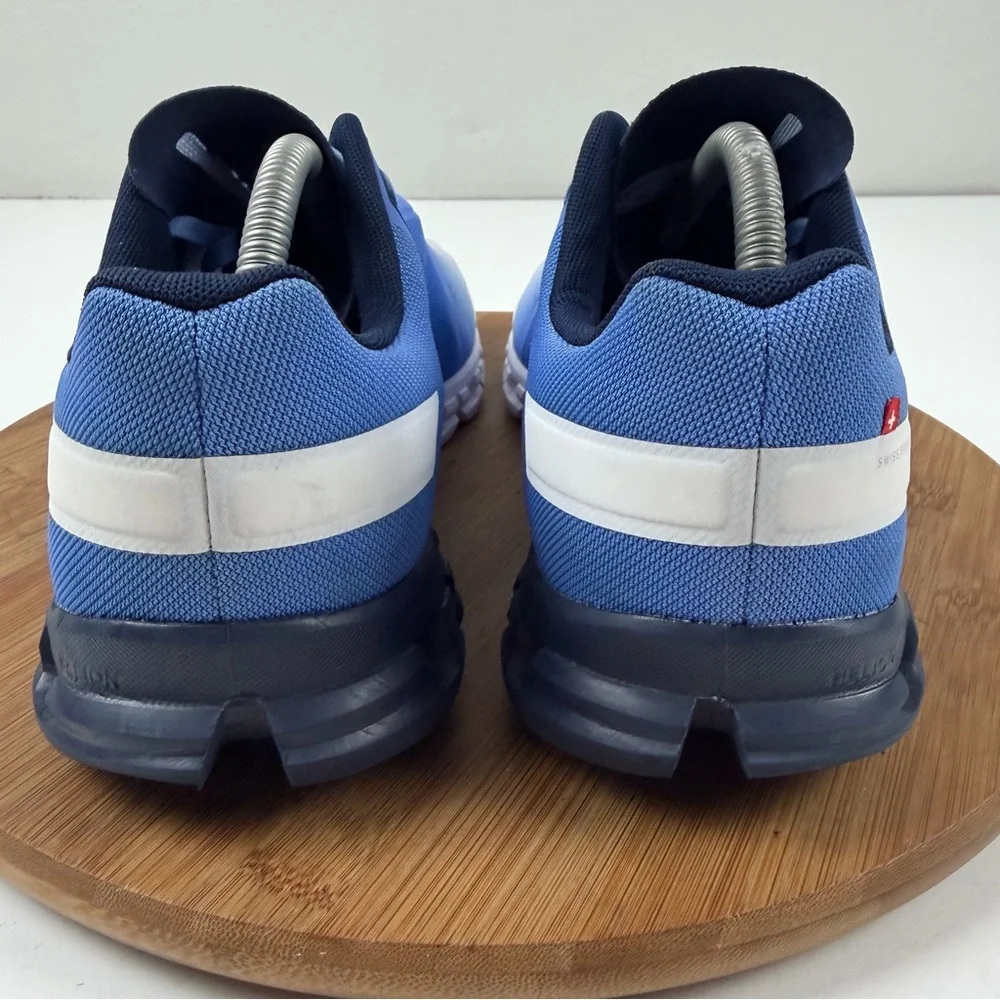 ON Running CloudFlow 3 Blue and White Sneakers W11 or M9.5 - Picture 4 of 9
